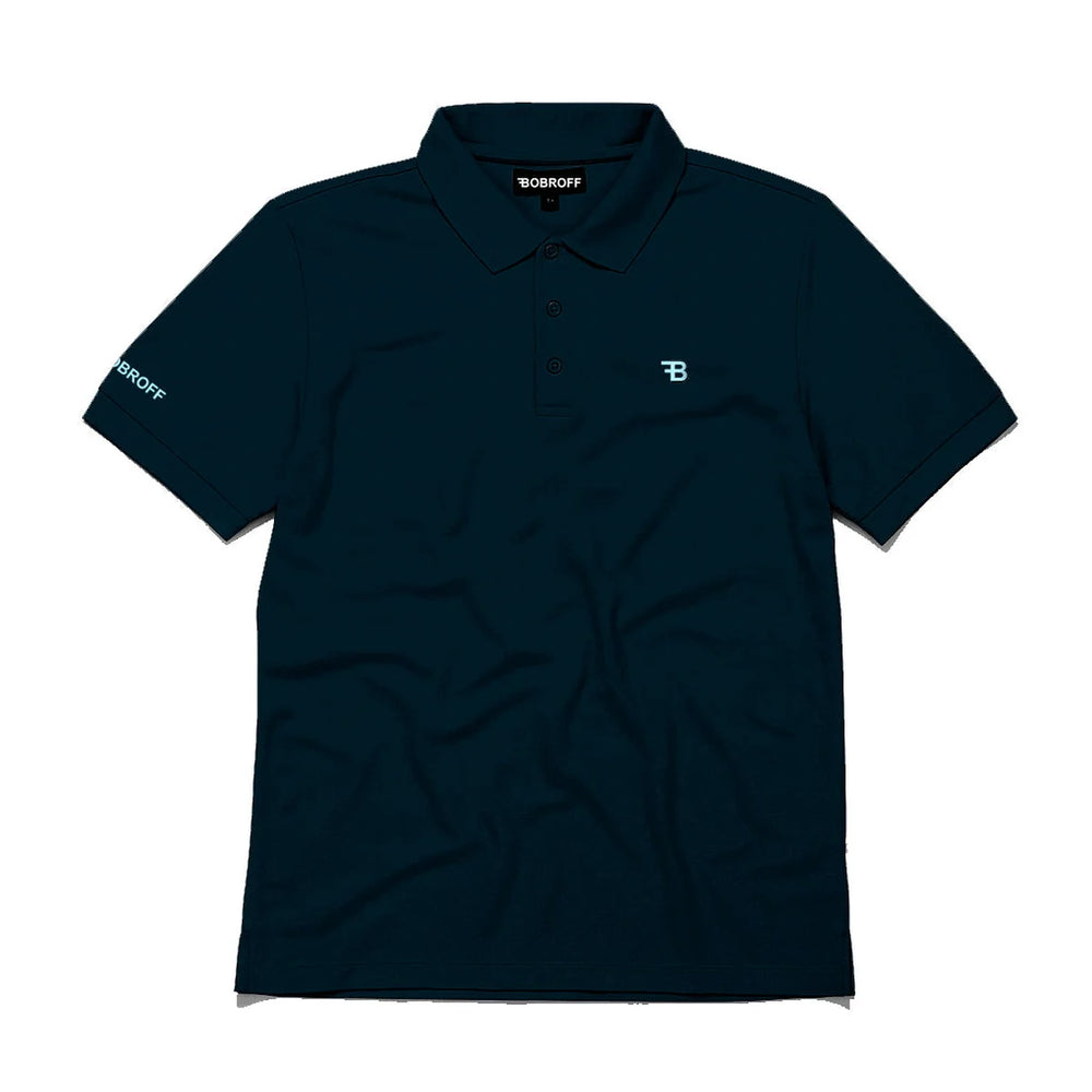 BOBROFF POLO-NAVY-3XL
