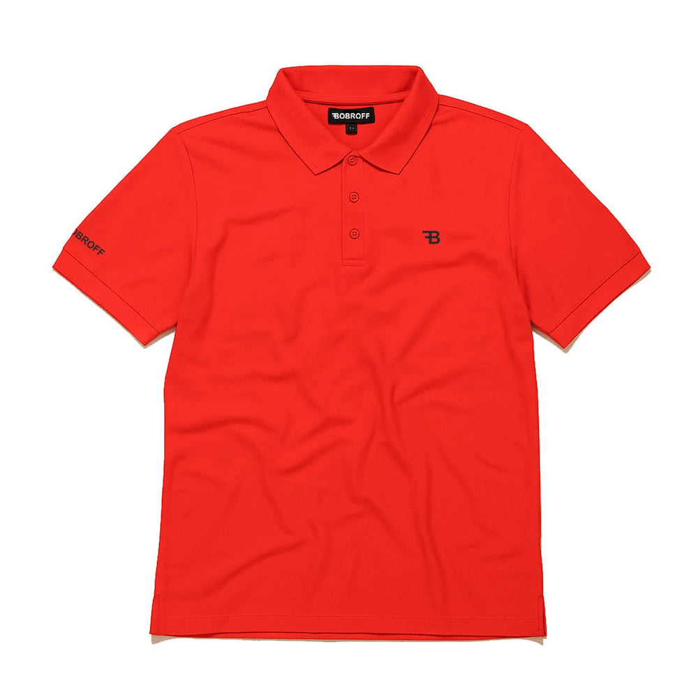 BOBROFF POLO-RED-L